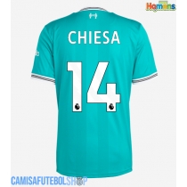 Camisa de time de futebol Liverpool Federico Chiesa #14 Replicas 3º Equipamento 2025-26 Manga Curta
